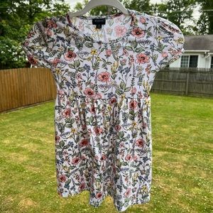 Picapino Floral Knit Short Sleeve Dress size 6X